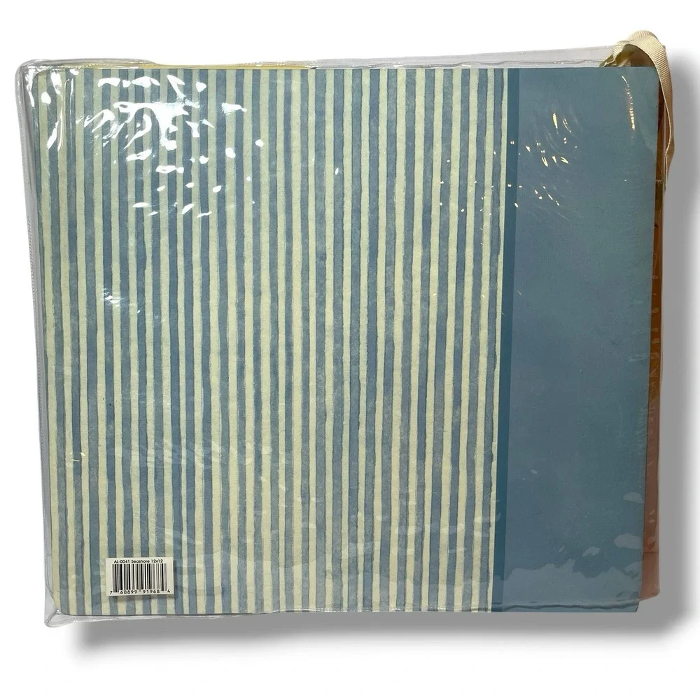 Scrapbook Plus American Traditional Designs Seashore Pastels 12x12 Album New VTG